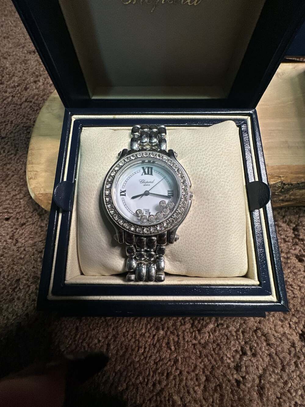 Chopard Happy Sport Diamond Watch Stainless Steel Box & Papers Included